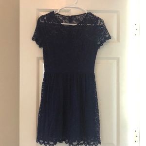 Express lace formal dress
